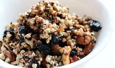 леќата со сушено овошје за губење на тежината